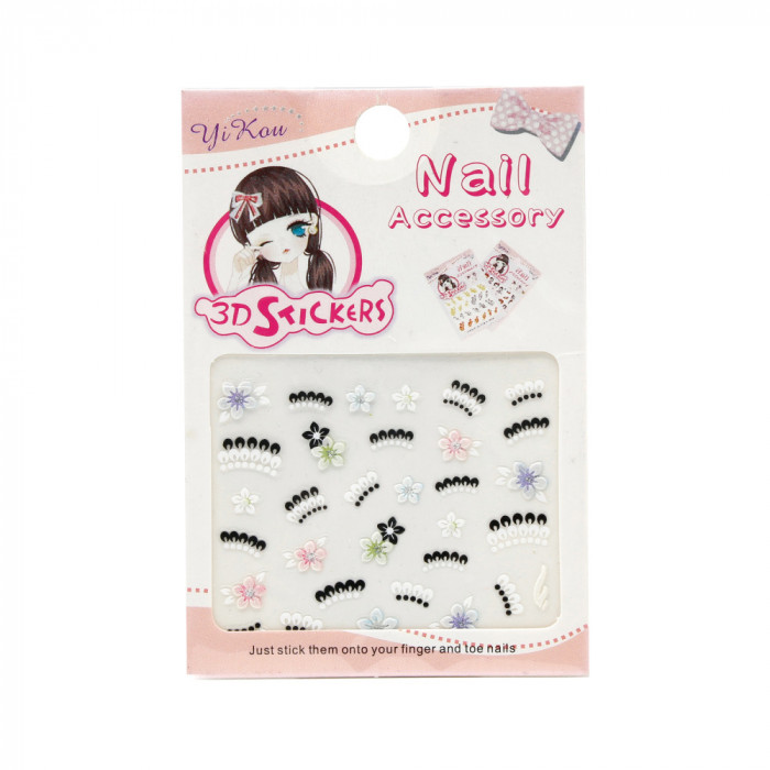 Abtibilduri unghii 3D, Nail Accessory LS-20