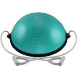 Minge echilibru, Bosu Ball, diametru 58cm, turcoaz, aerobic, gimnastica, fitness