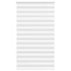 Jaluzea tip zebra alb latime tesatura 125,9 cm poliester