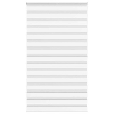Jaluzea tip zebra alb latime tesatura 125,9 cm poliester foto