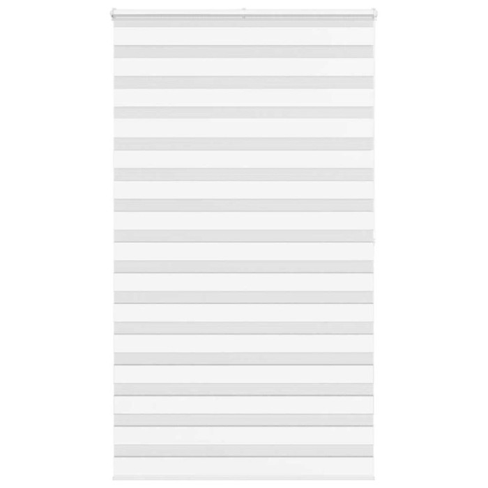 Jaluzea tip zebra alb latime tesatura 125,9 cm poliester