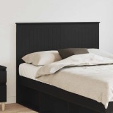 VidaXL Tăblie cap cu headboard Stejar Negru 135 cm Lemn compozit 887770