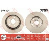 Disc frana Toyota Avensis Estate (Zrt27, Adt27), 02.2009-2019, TRW