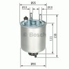 Filtru combustibil RENAULT KANGOO Express (FW0/1) (2008 - 2016) BOSCH F 026 402 082