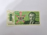 Cehoslovacia 100 Korun 1989 Noua