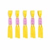 Set 5 benzi de schimb prastie DEPOX, cauciuc premium, galben, 0.5 mm, elastic