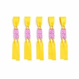 Set 5 benzi de schimb pentru praștie, DEPOX&reg;, cauciuc plat premium, galben,0.5 mm