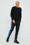 Cumpara ieftin Adidas Performance pantaloni de alergare barbati, culoarea negru, modelator
