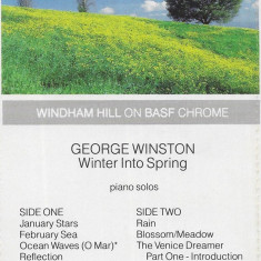 Casetă audio George Winston ‎– Winter Into Spring, originală
