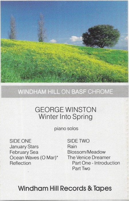 Casetă audio George Winston &lrm;&ndash; Winter Into Spring, originală