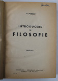 INTRODUCERE IN FILOSOFIE de AL . POSESCU , 1939 * PREZINTA SUBLINIERI