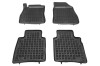 Set covorase auto din cauciuc Nissan Pulsar (C13), 11.2014-, negru, presuri tip tavita, Rezaw 201821, Aftermarket