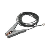 Cablu de racordare negru cu clema crocodil pentru gard electric