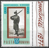 Cumpara ieftin ROM&Acirc;NIA 1967 - LP 647 - PROCLAMAREA INDEPENDENȚEI - SERIE MNH - MARGINE DE COALĂ, Nestampilat