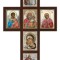 Crucifix Jerusalem 52 x 31 cm argintat color