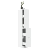 Dulap de farmacie, alb, 30x41x174,5 cm, lemn prelucrat