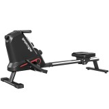 SPORTNOW Aparat de v&acirc;slit pentru acasă silențios, cu rezistență magnetică &icirc;n 16 trepte, APP exclusivă, ecran LCD, suport pentru telefon | Aosom Romani