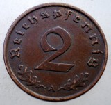 2.626 GERMANIA 2 REICHSPFENNIG 1938 A, Europa, Bronz