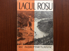 lacul rosu mic indreptar turistic editura meridiane 1963 RPR harta ilustrat foto foto