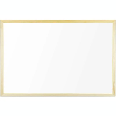 Whiteboard magnetic cu ramă din lemn 80 x 60 cm Bi-silque foto