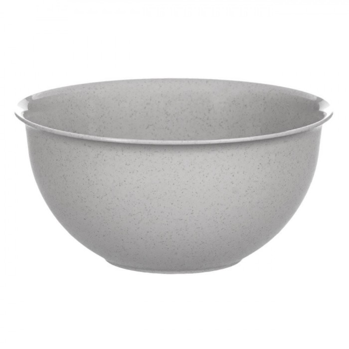 Bol Salată, Model Universal, Culoare Gri, Capacitate 3L, Potrivit Mașina de Spălat Vase și Cuptorul cu Microunde
