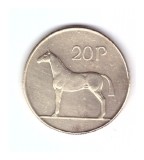 Moneda Irlanda 20 pence 1995, stare foarte buna, curata