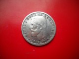 HOPCT ROMANIA 1 LEU 1906 [ 3 ] -CAROL I - ARGINT-JUBILIARA