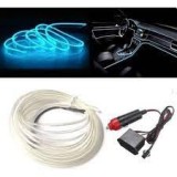 FIR CU NEON,turcoaz 5 METRI, ALIMENTARE USB sau Bricheta
