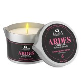Lum&acirc;nare pentru masaj LUXURIA Ardes Sensual - Strawberry Grape, cu unt de shea, aromă de căpșuni și struguri, 80 ml