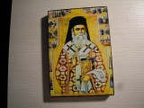 Reproducere icoana (2) infatisandu-l pe Sfantul Nectarie cu dimensiunea 14x20 cm