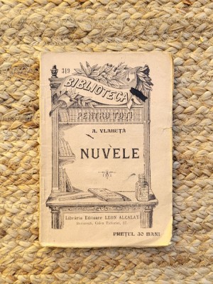 AL .VLAHUTA -NUVELE ,1908 foto