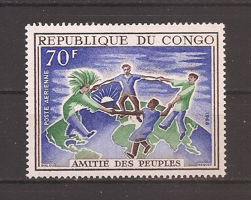 Congo 1968 - &bdquo;Prietenia oamenilor&rdquo;, MNH