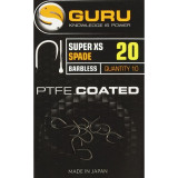 Carlige Guru Super XS Spade Barbless, 10buc (Marime Carlige: Nr. 18)