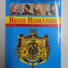REGII ROMANIEI , O ISTORIE ADEVARATA de NICOLE IORGA...CONSTANTIN MOISIL 1998 * PREZINTA HALOURI DE APA