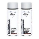 Pachet 2 x Spray Grund Gri 400ml Brilliante - Protectie Anticoroziva Caroserie, Metal