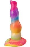 Dildo Luminous Werewolf, Fosforescent, Silicon Lichid, 21 cm