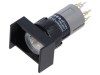 Comutator corp 16mm EAO 51, 1 poziție stabilă, 2 poziții total, NO x2, montaj &Oslash;16,2mm