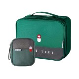 Set 2 genti pentru medicamente BBjinronjy, pentru calatorie, verde - RESIGILAT