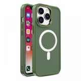 Lemontti Husa Color Matte MagSafe iPhone 15 Pro Max Verde