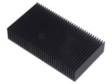 Radiator extrudat cu aripioare negru 50mm x 90mm - FISCHER ELEKTRONIK