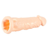 Mansoane pentru penis - Extensie din Silicon pentru Penis Mai Mare cu 2.6 cm Gland Bombat si Vene Pronuntate