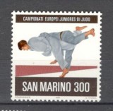 San Marino.1981 C.E. de judo juniori SS.464