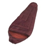 Sac de dormit Easy Camp Nebula roșu, M, 2-3 sezoane, 200x80x50cm, poliester, husă compresie, camping, drumetii