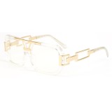 Rame Ochelari, Zamo&reg;, CZL 4027T, Protectie UV400, Model Rectangular, Rama Aurie, Lentile Transparent