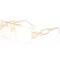 Rame Ochelari, Zamo&reg;, CZL 4027T, Protectie UV400, Model Rectangular, Rama Aurie, Lentile Transparent