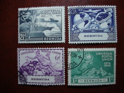 BERMUDA 1949 SERIE UPU foto