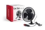 Ventilator auto cu ventuza AMiO miniFAN 12V, alimentare la priza bricheta, oscilatie cu oprire, 2 tipuri de suflare, putere 6W, diametru carcasa 14