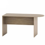 Cumpara ieftin Birou cu extensie laterala din pal maro stejar sonoma Tempo 150x70x76 cm