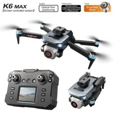 Drona K6 Max cu Telecomanda, Motor Fara Perii si Camere 4K Zoom 50X cu Transmisie pe Telefon