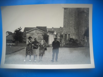 HOPCT 403 G SENIORI LA PLIMBARE-FOTOGRAFIE VECHE TIP CP foto